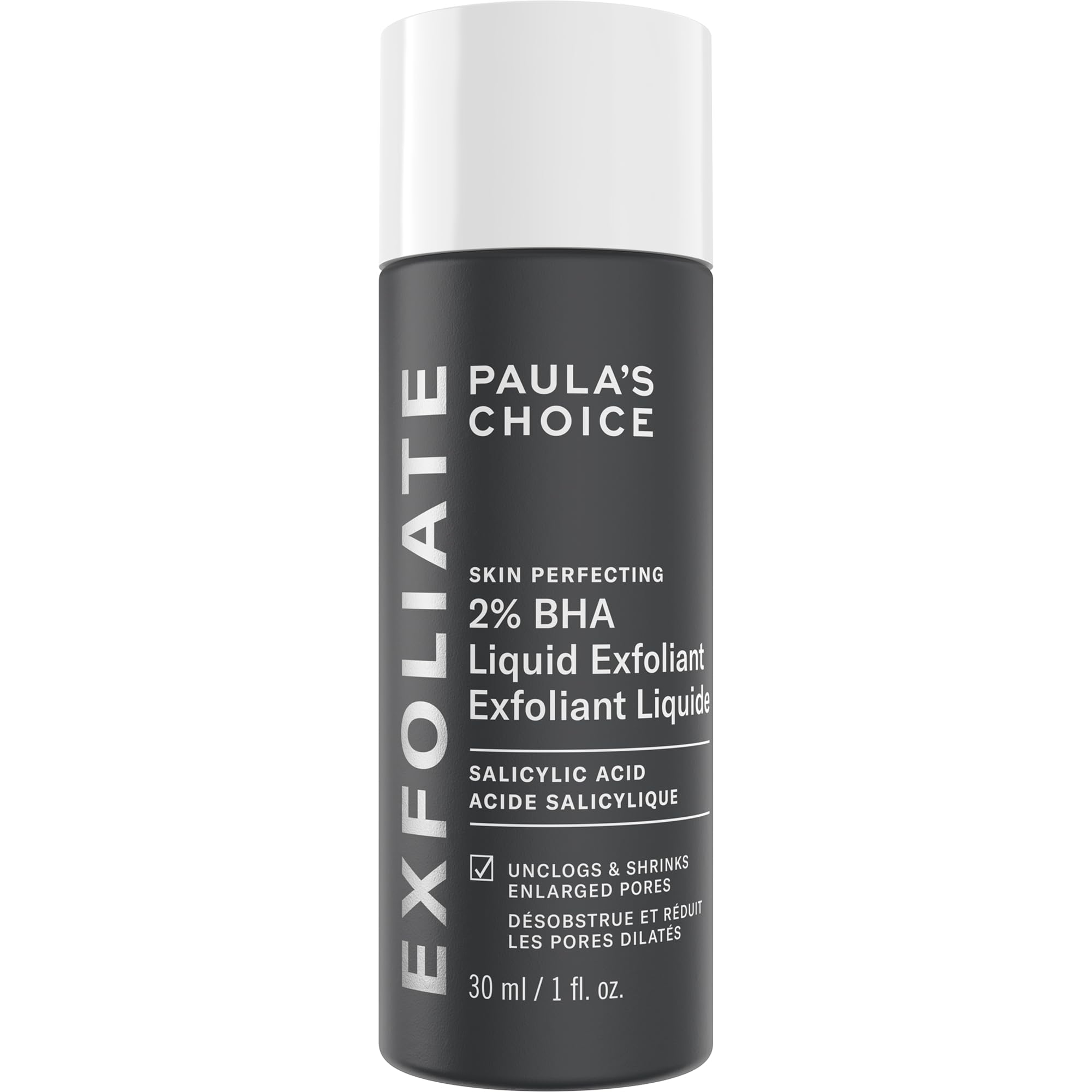 Paula's Choice SKIN PERFECTING 2% BHA Liquid Exfoliant with Salicylic Acid, Facial Polish for Enlarged Pores, Wrinkles & Fine Lines, Suitable for Blackhead-Prone Skin, Fragrance-Free