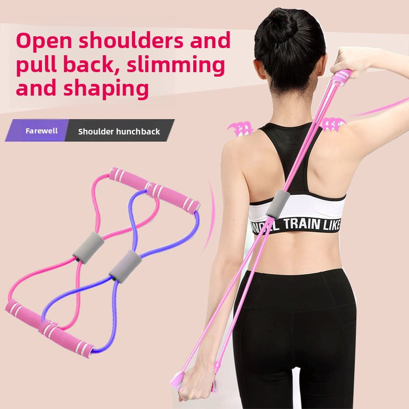 8-Shaped Fitness Tensioner for Arm and Shoulder Workout