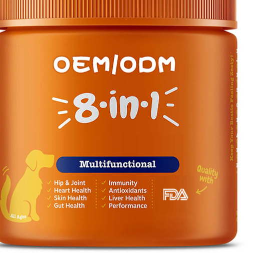 Custom Pet Health Supplements Soft Chewable Granules